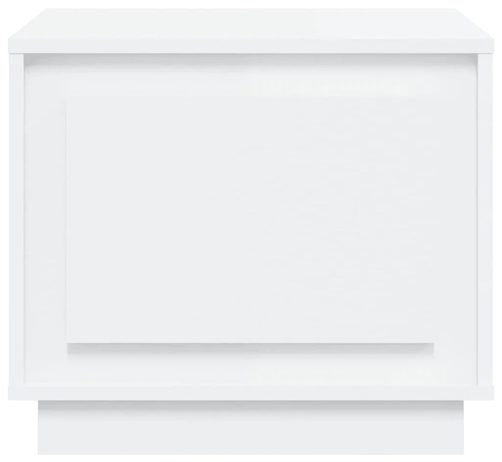 vidaXL Τραπεζάκι Σαλονιού Λευκό 51 x 50 x 44 εκ. από Επεξεργ. Ξύλο