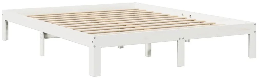 vidaXL Κρεβάτι Βιβλιοθήκη Χωρίς Στρώμα 150x200 εκ Μασίφ Ξύλο Πεύκου