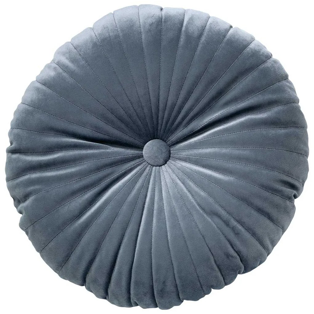 Διακοσμητικό Μαξιλάρι Βελουτέ (Φ38) Das Home Cushions 0270 D.Grey
