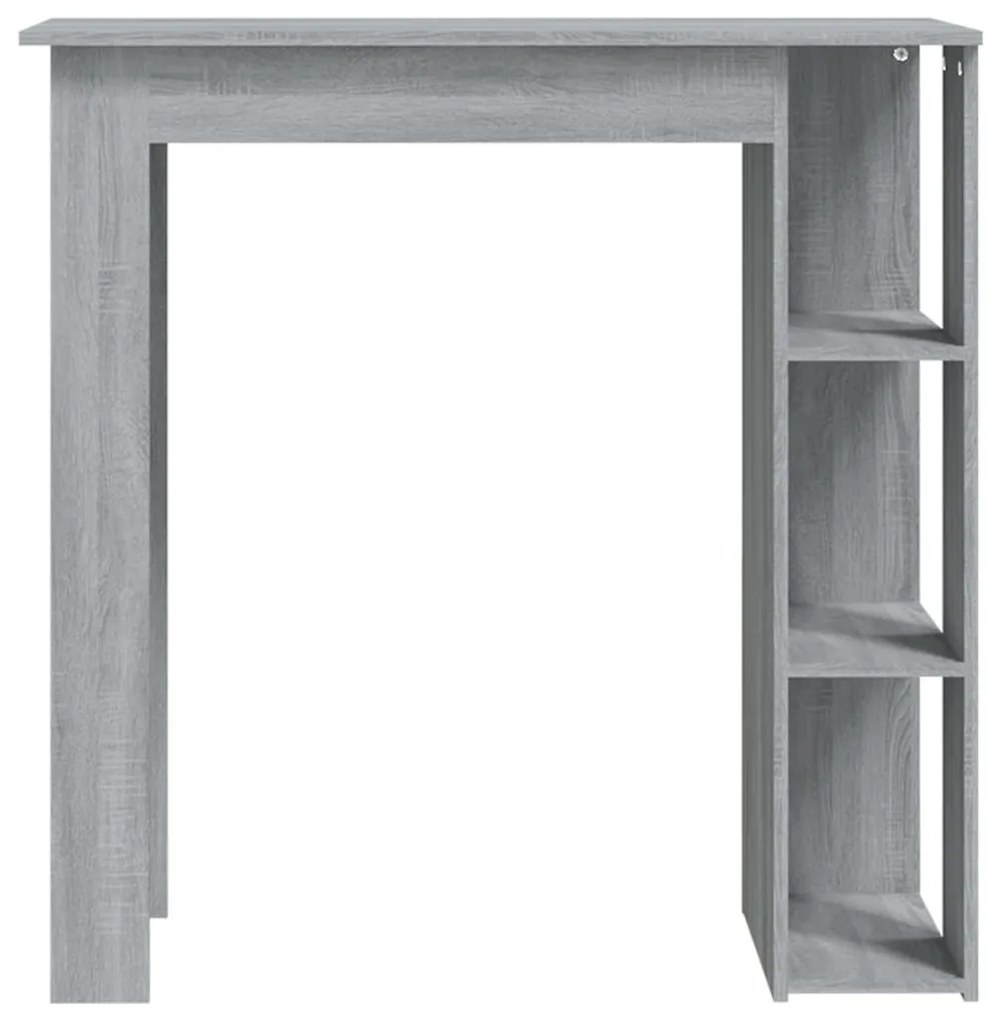 Τραπέζι Κονσόλα Γκρι Sonoma 102x50x103,5 εκ. από Επεξεργ. Ξύλο 812964