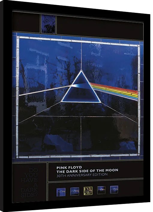 Κορνιζαρισμένη αφίσα Pink Floyd - Dark Side of the Moon (30th Anniversary)