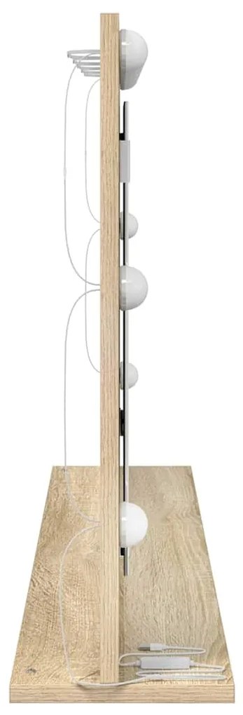 vidaXL Καθρέφτης τουαλέτας Ορθογώνιος Δρύς Sonoma 100 x 55 x 18 εκ.