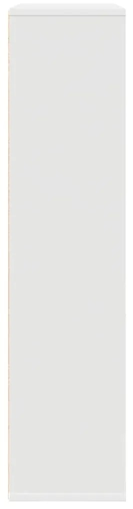 vidaXL Βιβλιοθήκη Λευκή 89x24x101,5 εκ. από Επεξεργασμένο Ξύλο