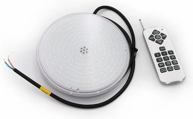 Adeleq LED Λάμπα Πισίνας Ρητίνης 30W 12VAC IP68 RGB+Λευκό 2 Καλωδίων Με Controller 3-4413099