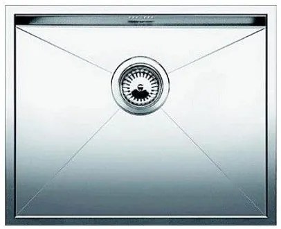 Blanco Zerox 550-U Inox Λείος Νεροχύτης Υποκαθήμενος με 1 Γούρνα 59x44 cm