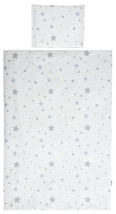 Σετ Προίκας Μωρού κούνιας 5τεμ. 70x140cm Bear Blue Stars 10420066901 Lorelli