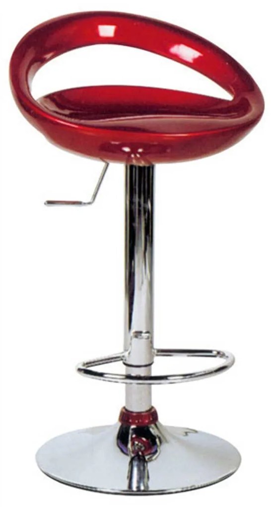 Σκαμπό Μπαρ Bar/18 Redbor 43-2214 45X46.5X60/81cm Metal, Polypropylene