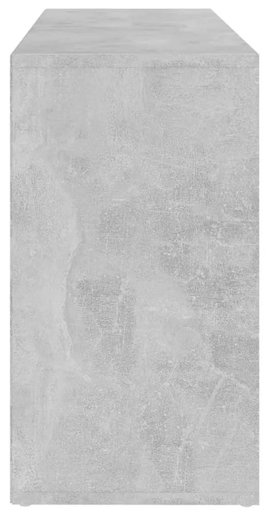 Παπουτσοθήκη Γκρι Σκυροδέματος 103x30x54,5 εκ. από Μοριοσανίδα - Γκρι