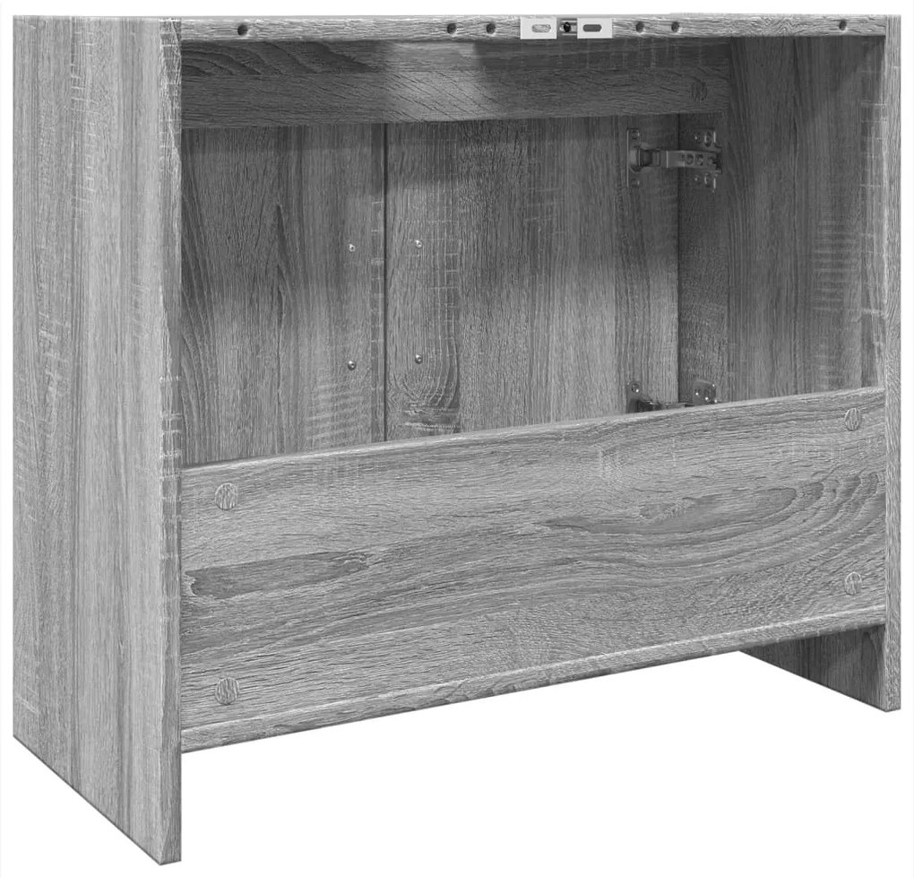 vidaXL Ντουλάπι Νιπτήρα Grey Sonoma 63x29x55 εκ. Επεξεργασμένο Ξύλο