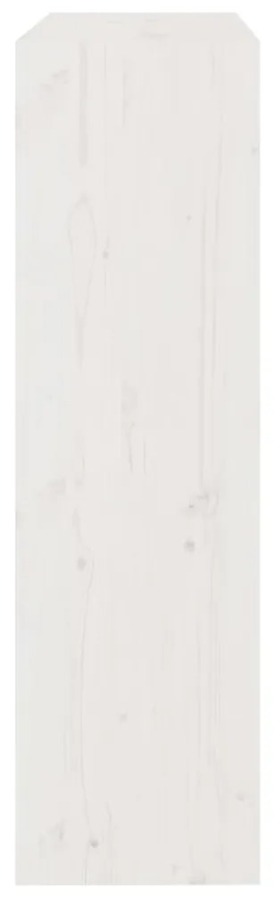 vidaXL Βιβλιοθήκη/Διαχωριστικό Χώρου Λευκή 80x30x103,5 εκ. Μασίφ Πεύκο