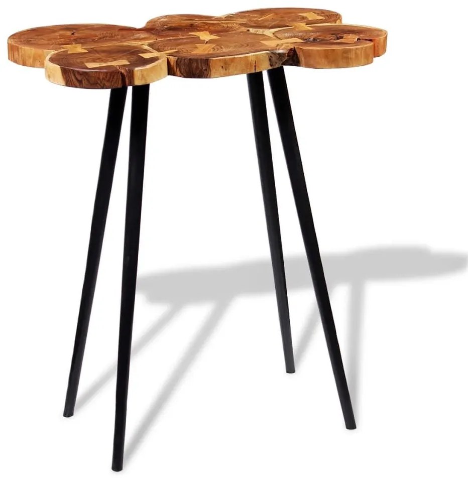 Τραπέζι Μπαρ Κορμός 90 x 60 x 110 εκ. από Μασίφ Ξύλο Ακακίας - Καφέ