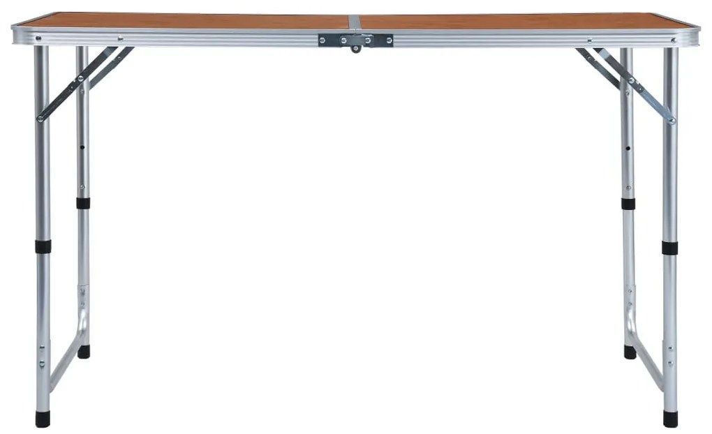 vidaXL Τραπέζι Κάμπινγκ Πτυσσόμενο 120 x 60 εκ. Αλουμινίου