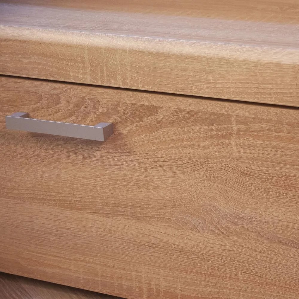 Σύνθεση Τηλεόρασης DAMIS Sonoma με MDF λεπτομέρειες 237.5x45x210εκ - TO-DAMISSET2 - TO-DAMISSET2