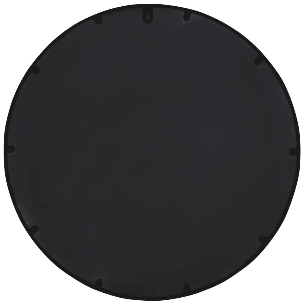 vidaXL Καθρέφτης Κήπου για Εξωτερικούς Χώρους Μαύρος 40 x 4 εκ. Σίδερο