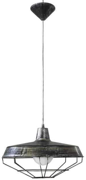 Κρεμαστό Φωτιστικό Οροφής ασημί Us-Factory Pendel 1L Heronia-31-0424-Ασημί 31-0424