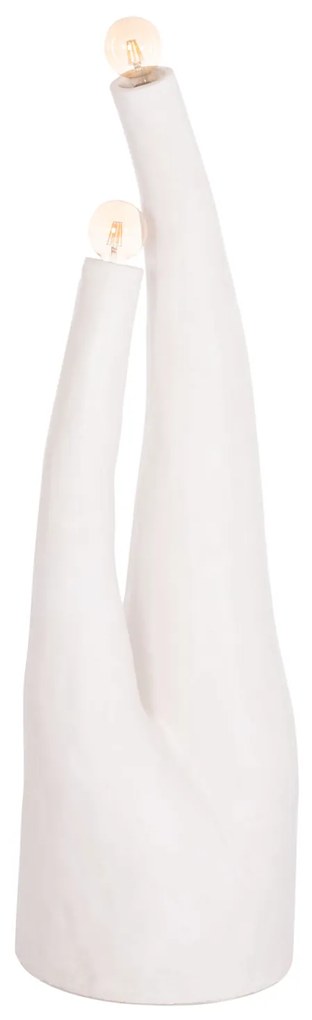 ΔΙΑΚΟΣΜΗΤΙΚΟ ΦΩΤΙΣΤΙΚΟ ΔΑΠΕΔΟΥ TUSKEN HM4702.02 FIBER CEMENT-ΛΕΥΚΟ 50x43x145Υεκ
