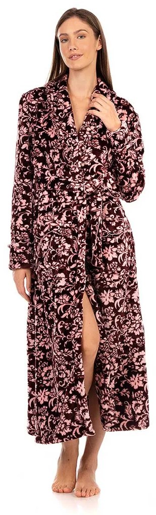 Ρόμπα Fleece Γυναικεία Mara-M 1058-23 Μπορντώ LARGE