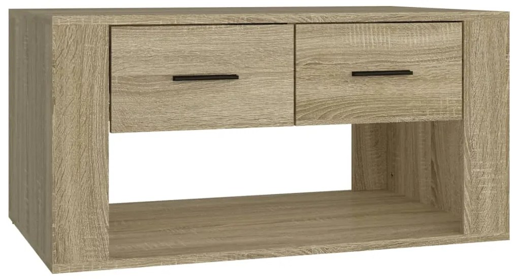 vidaXL Τραπεζάκι Σαλονιού Sonoma Δρυς 80x50x40 εκ. Επεξεργασμένο Ξύλο