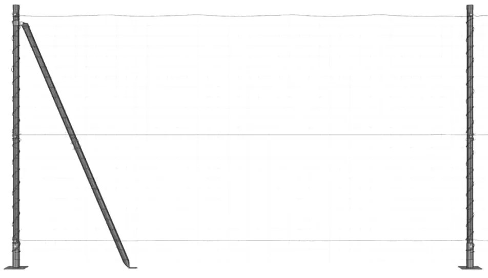 vidaXL Στύλος Περιφράξεων 26 pcs Ασημί 3.2 x 3.2 x 140 εκ Ατσάλι