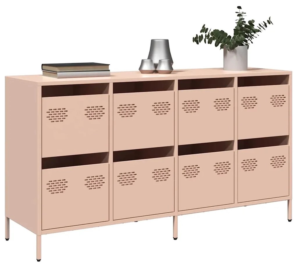 Ντουλάπι Ροζ 135x39x73,5 εκ. από Χάλυβα Ψυχρής Έλασης