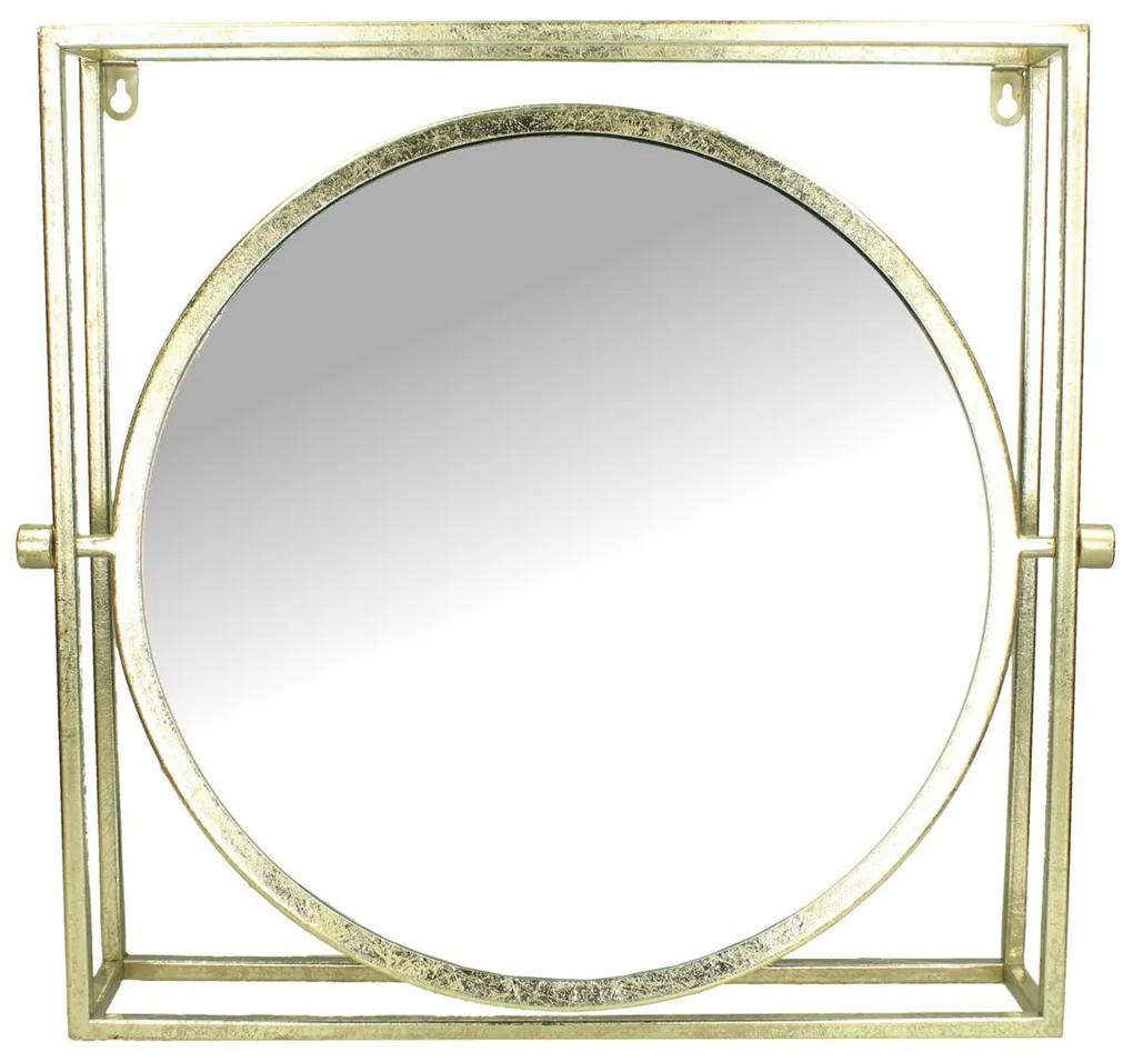 Καθρέπτης ArteLibre Σαμπανί Μέταλλο 45.5x9x45.5cm