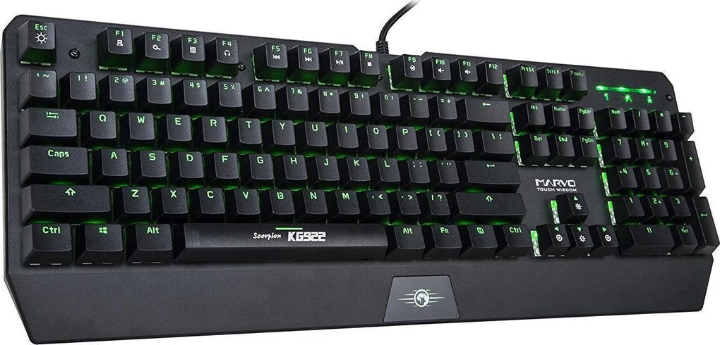 Marvo Gaming Μηχανικό Πληκτρολόγιο με Custom διακόπτες και φωτιζόμενα πλήκτρα KG922