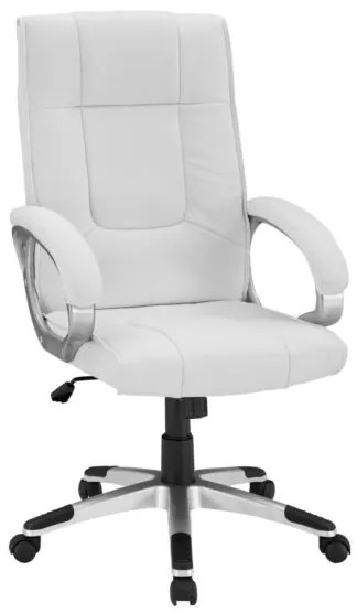 ΚΑΡΕΚΛΑ ΓΡΑΦΕΙΟΥ CHANDER HM1092.02 ΛΕΥΚΗ 63x66x116 εκ.