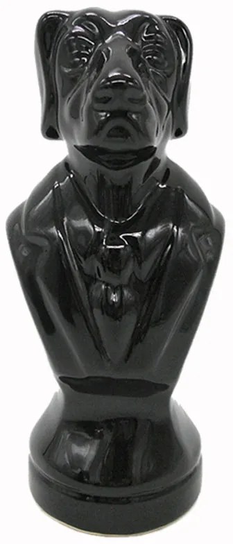 Διακοσμητικό Σκυλάκι Κεραμικό Μαύρο Art Et Lumiere 12x11,5x26εκ. 30506