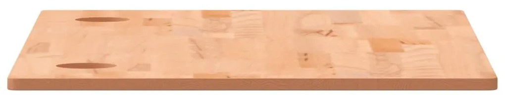 vidaXL Επιφάνεια Γραφείου 110x60x1,5 εκ. από Μασίφ Ξύλο Οξιάς
