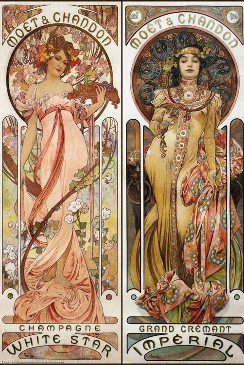 Αφίσα Moet & Chandon, Alfons Mucha