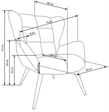 TYRION l. chair, color: dark cinnamon