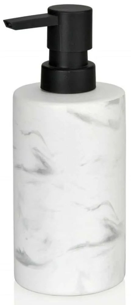 Δοχείο Κρεμοσάπουνου Marble LBTAH-BA68134 Φ7x18cm 250ml Black-White Andrea House Ceramic