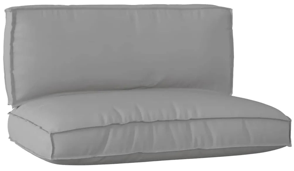 vidaXL Σετ Μαξιλαριών Πάγου 2 pcs Γκρι Ύφασμα Όξφορντ