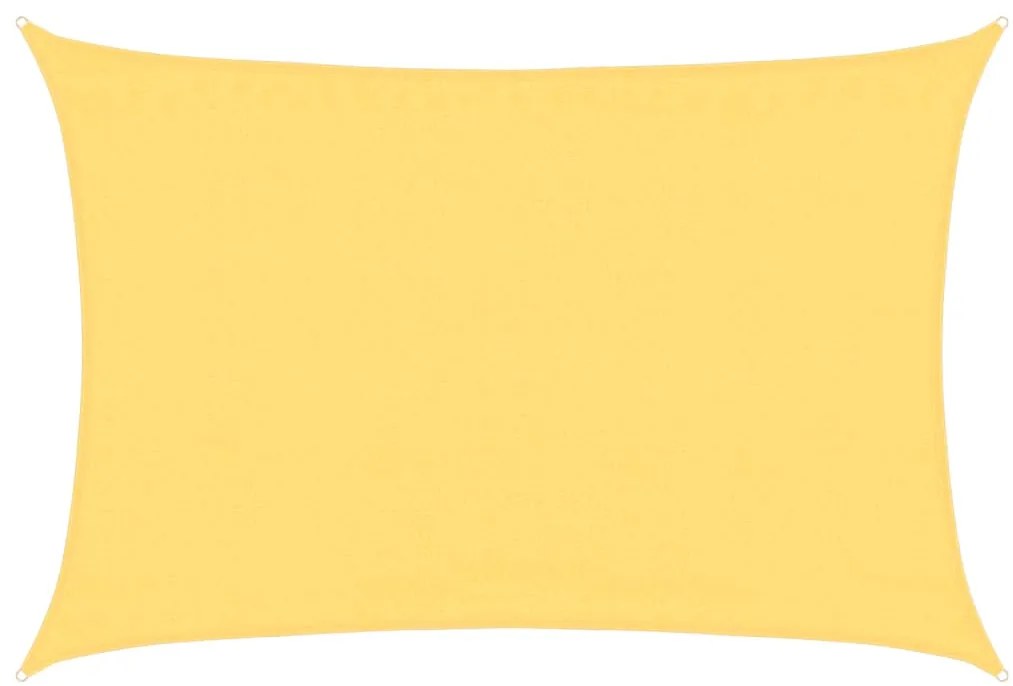 vidaXL Πανί Σκίασης Μπεζ 3,5 x 4,5 μ. από HDPE 160 γρ/μ²