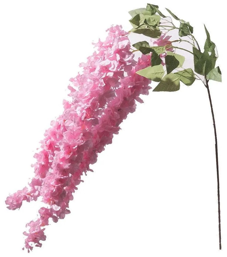 Τεχνητή Κρεμαστή Γλυσίνια 7051-7 30x130cm Powder Pink Supergreens Πολυέστερ