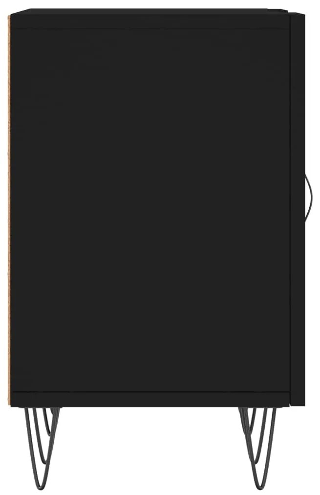 vidaXL Έπιπλο Τηλεόρασης Μαύρο 150x30x50 εκ. Επεξεργασμένο Ξύλο