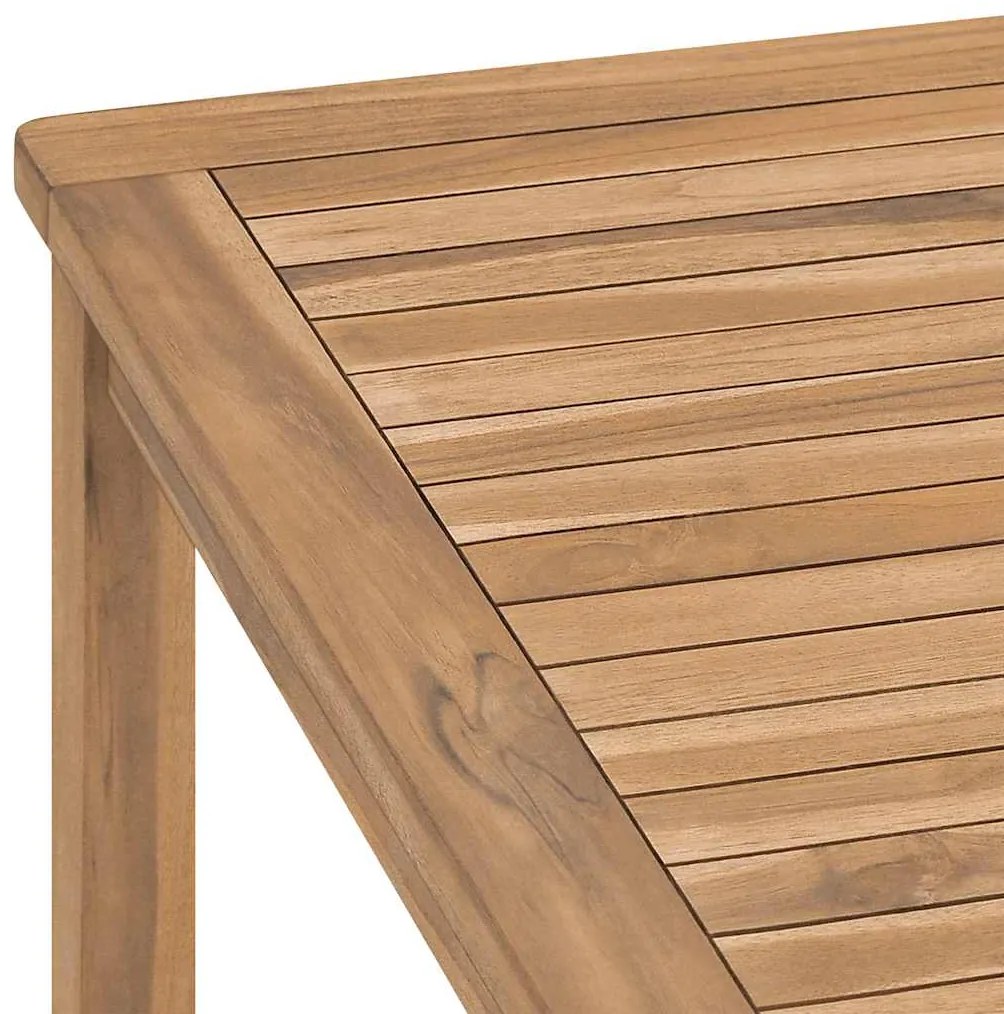 vidaXL Τραπεζαρία Κήπου 180 x 90 x 77 εκ. από Μασίφ Ξύλο Teak