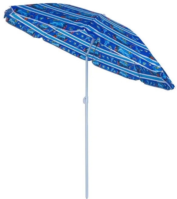 Ομπρέλα παραλίας Muhler U5037 651449, 180x180 cm, Χωρίς βάση, Βραχίονας σπασίματος, 8 πλευρές, Ποικιλία