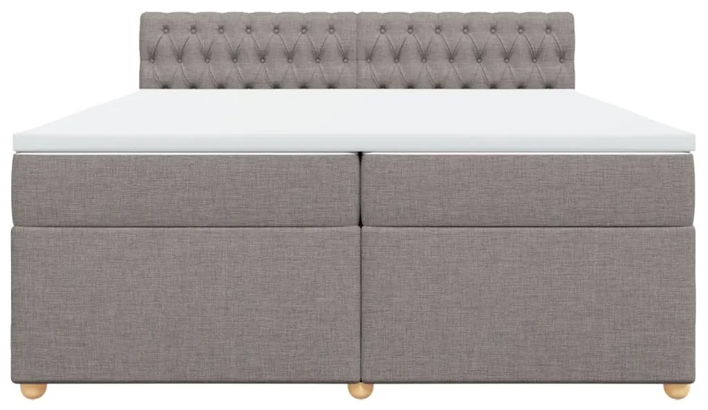 ΚΡΕΒΑΤΙ BOXSPRING ΜΕ ΣΤΡΩΜΑ TAUPE 200X200 ΕΚ. ΥΦΑΣΜΑΤΙΝΟ 3289098