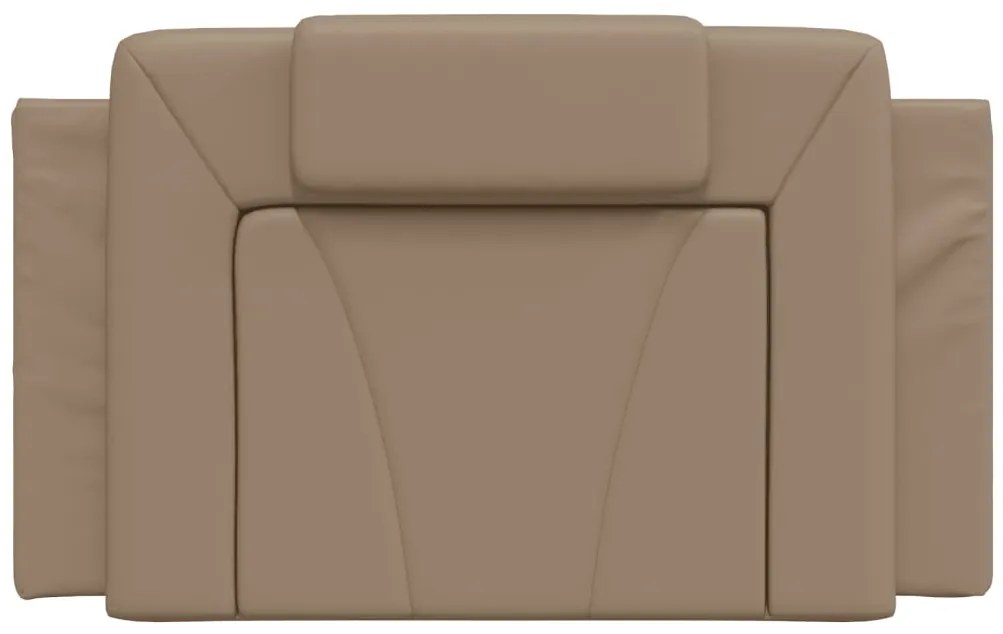 vidaXL Μαξιλάρι για Κεφαλάρι Viana Καπουτσίνο 90 εκ. από Συνθετικό Δέρμα