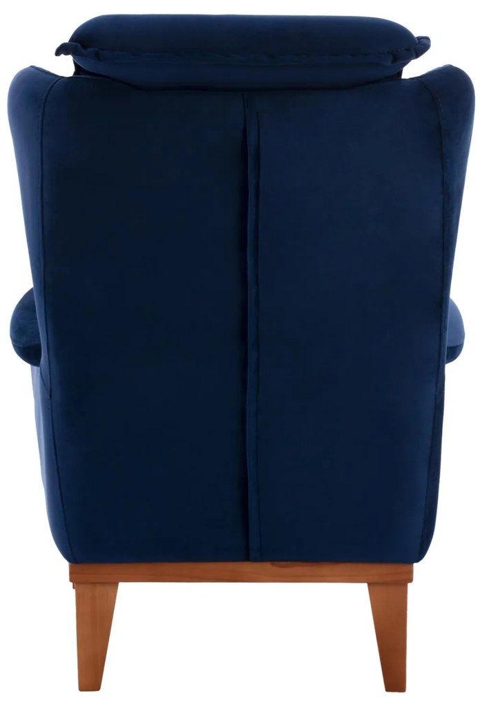 Πολυθρόνα - Μπερζέρα BENNINGTON C9313.18 Μπλέ Βελούδο 75x100x100 εκ. 75x100x100 εκ.