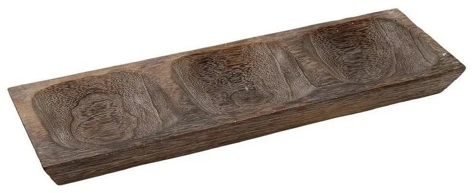 Ξυροκαρπιέρα 3 Θέσεων Ξύλινη XYP309 45X13X4cm Dark Brown Espiel Wood Paulownia