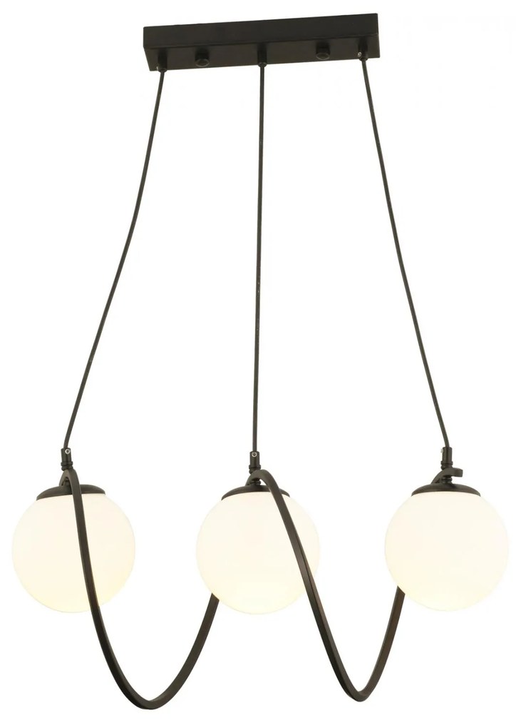 ΦΩΤΙΣΤΙΚΟ ΟΡΟΦΗΣ ΜΑΥΡΟ 3ΦΩΤΟ 60x85cm 30x15x85 εκ.