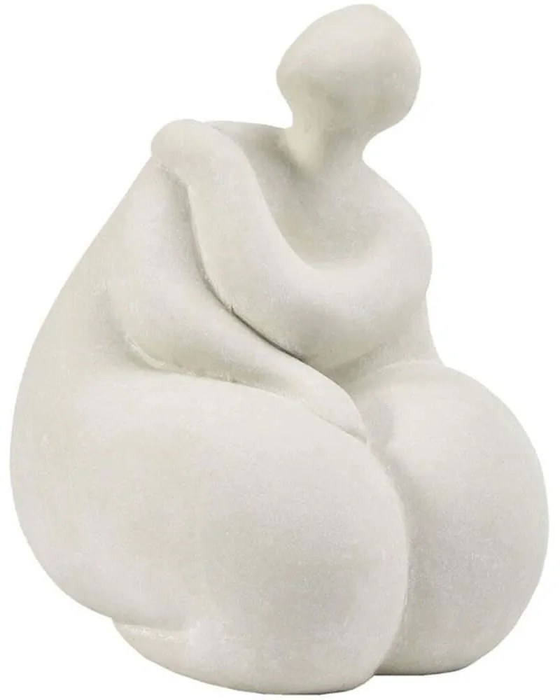 Διακοσμητική Φιγούρα Lian 029920 30x26x36cm White Κεραμικό