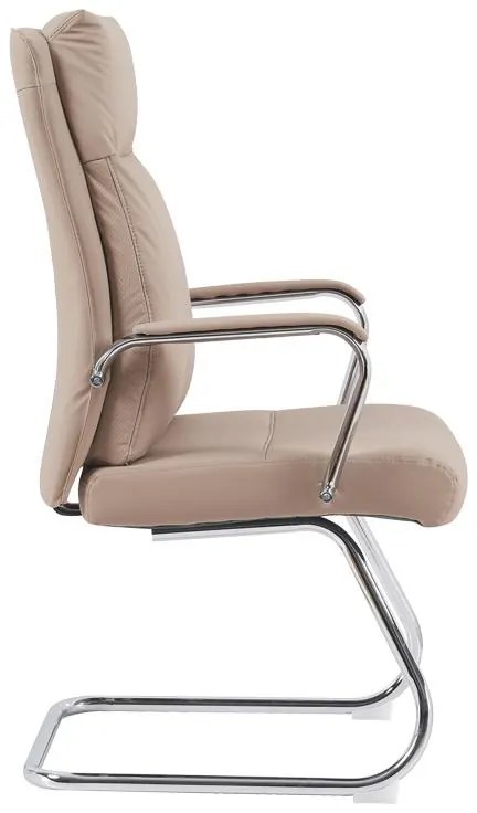 Καρέκλα Επισκέπτη Siquel I PU Cappuccino 58x62x105εκ. 58x62x105 εκ.