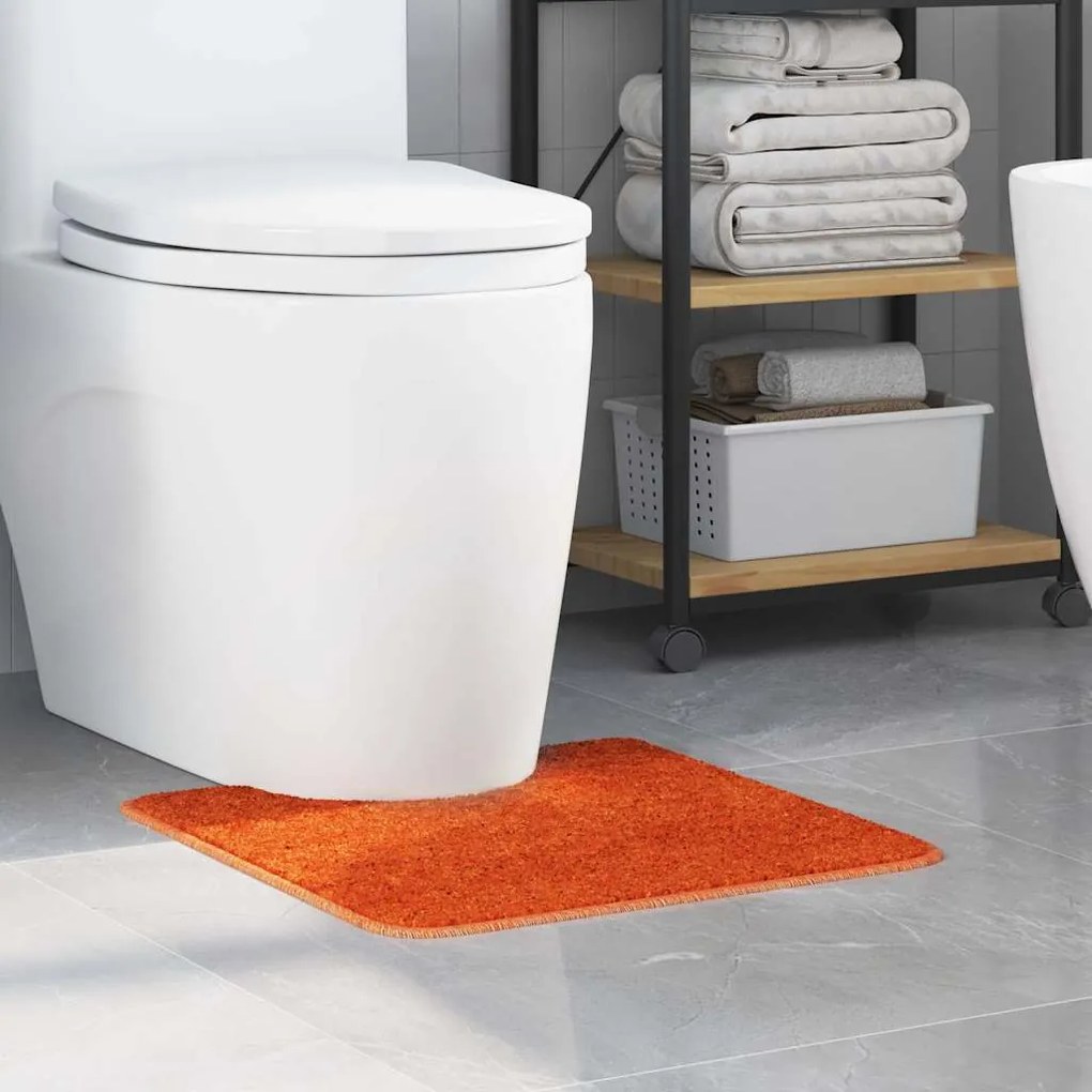 vidaXL Πατάκι μπάνιου Σκούρο γκρι 50 x 50 cm Πολυπροπυλένιο