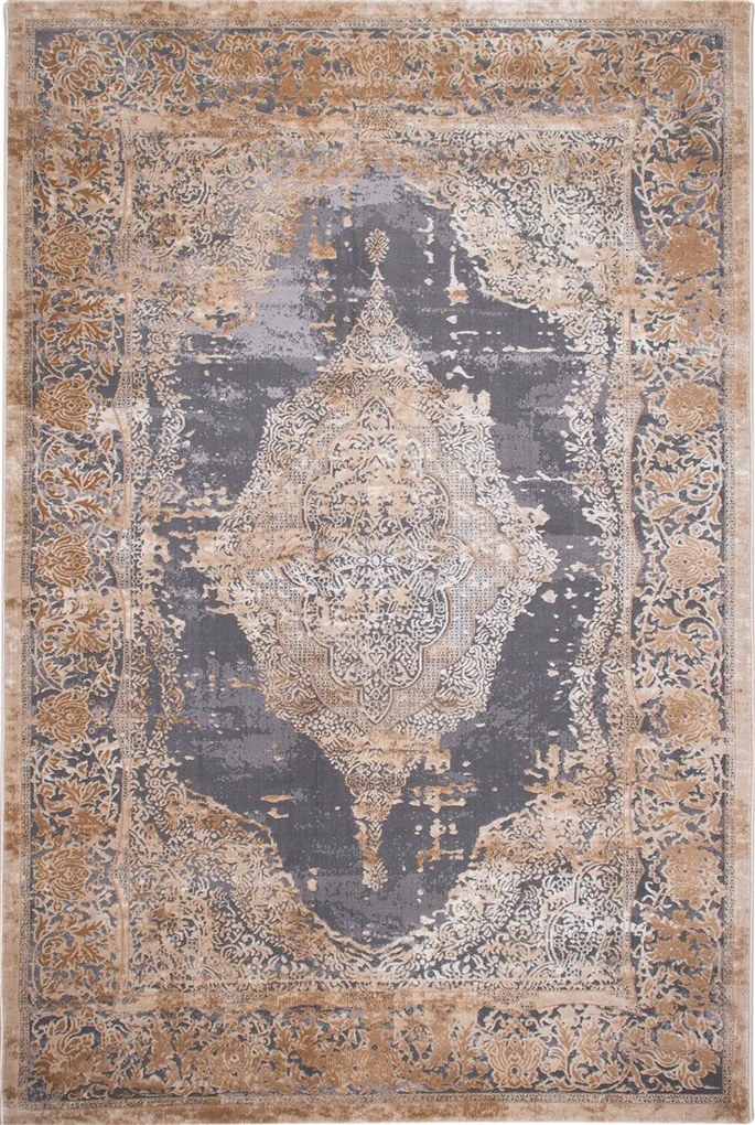 Χαλί VELVET 5420/Grey Beige &#8211; 160×160 cm 160εκ - Στρόγγυλο