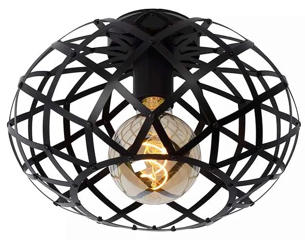 Φωτιστικό Οροφής Lucide 21117-30-30 WOLFRAM Μαύρο Ματ (Black Mat)