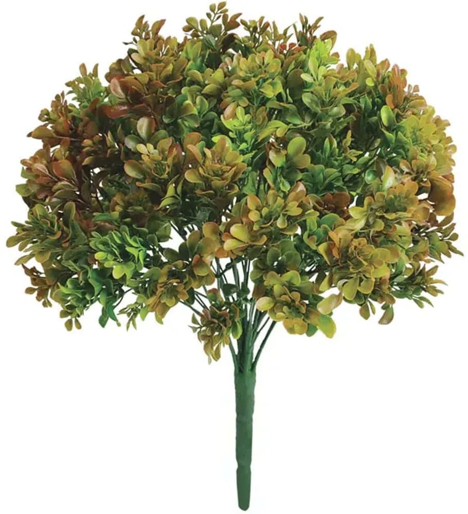 Τεχνητό Μπουκέτο Παχύφυτο 00-16226-2 Φ35x46cm Green-Brown Marhome Πλαστικό