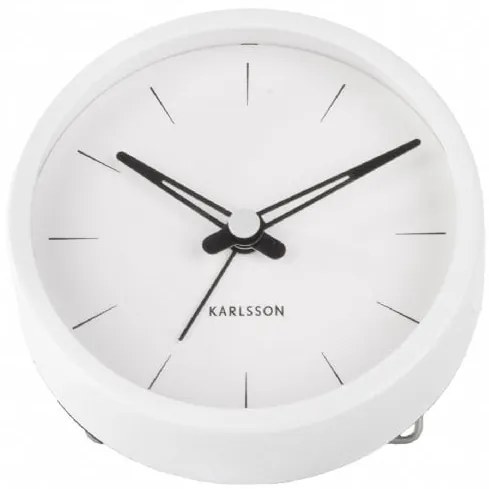 Karlsson Lure μεταλλικό ρολόι ξυπνητήρι 11εκ.ka5842wh